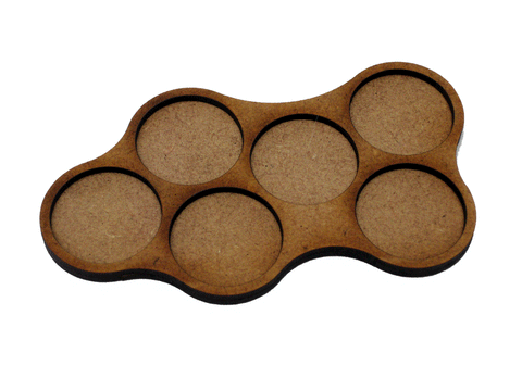 6/12 Man 25mm Skirmish Movement "Twin Trays A" for 25mm bases.