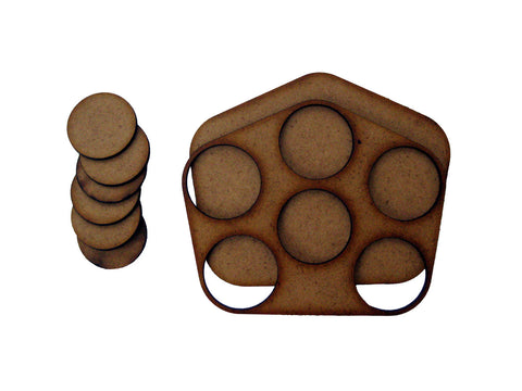 6 Man Skirmish Movement Tray 4 (2p base)