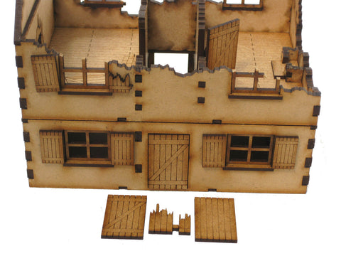 28mm 1:56 "Ruined House 3"