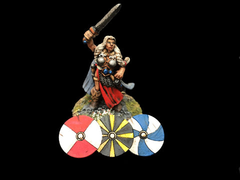 "Shieldwall" set of 8 tokens