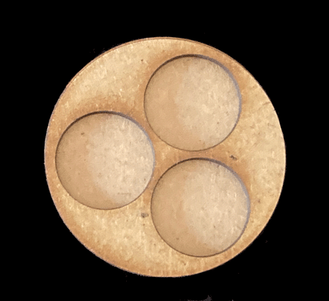 3  Man Round Movement Tray (1p bases)