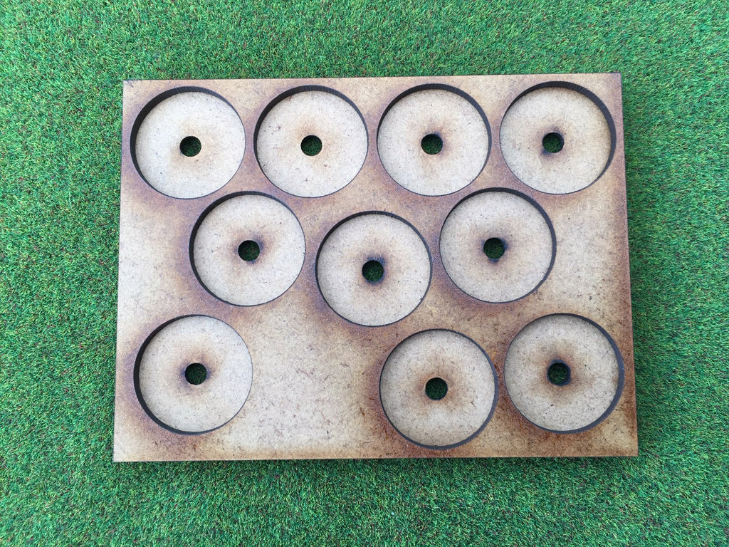 10 Man Loose Order Movement Tray DM (based on UK 1p) with magnet holes