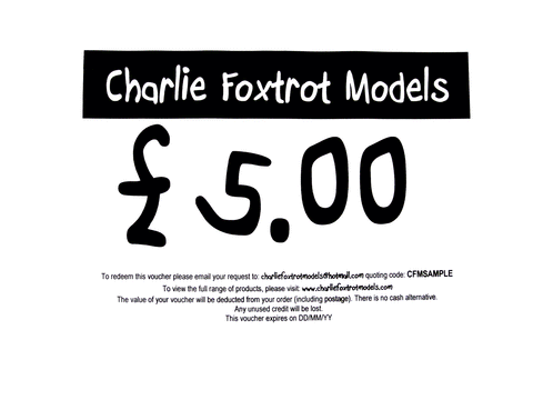 E-Gift Voucher £5.00