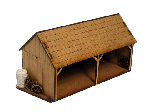 28mm 1:56 "Wagon Shed"