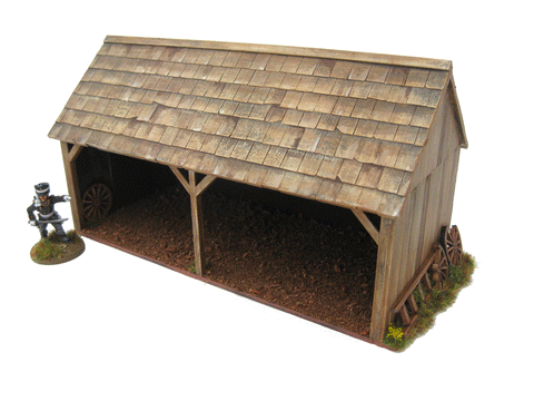 28mm 1:56 "Wagon Shed"