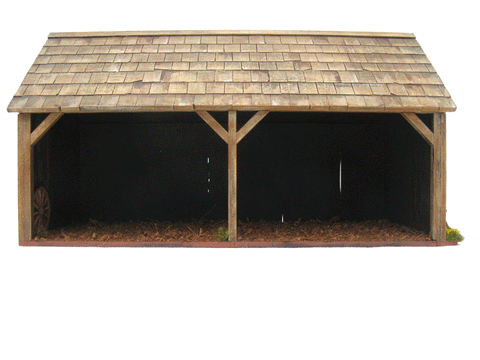 28mm 1:56 "Wagon Shed"