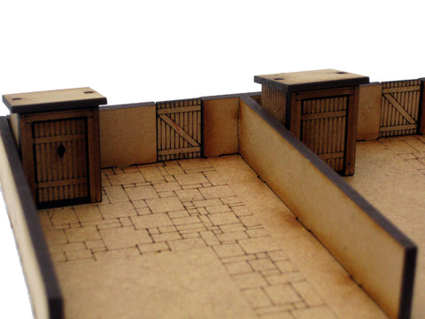20mm 1:72 "The Terrace Front and Back Yards Set"